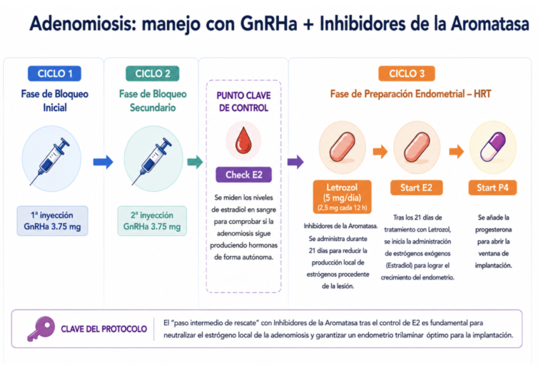 Protocolo de preparación endometrial según Cozzolino et al (1)